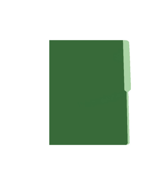Folder de Color, Tamaño Carta, 135 gsm, Verde Pino,  Unidad